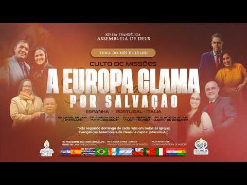 CULTO DE MISSÕES 12/07/2026
