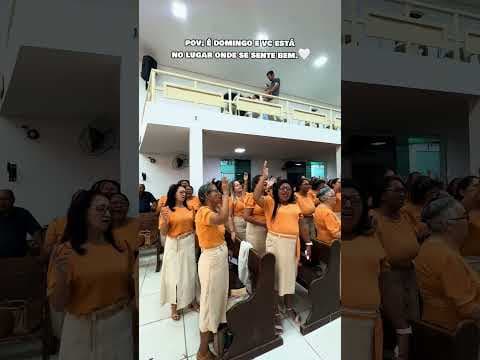 Não existe lugar melhor do que estar na presença de Deus. 🤍🙏🏻