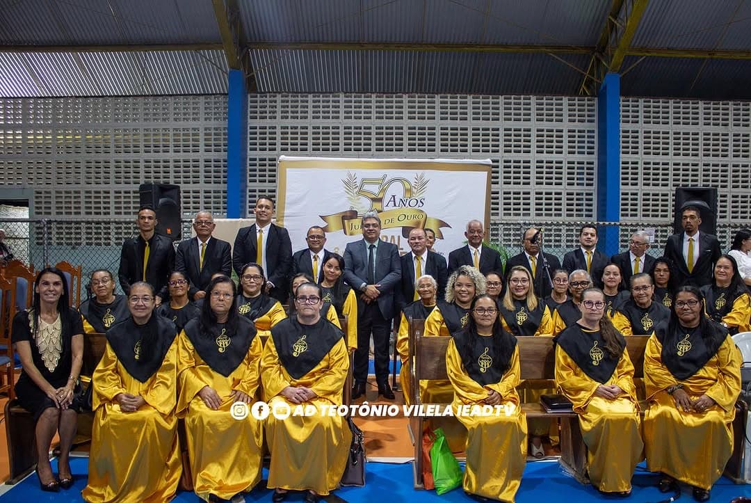 AD Teotônio Vilela celebra 50º aniversário do coral Cântico de Sião e oito anos da banda Sinfônica Shekinah