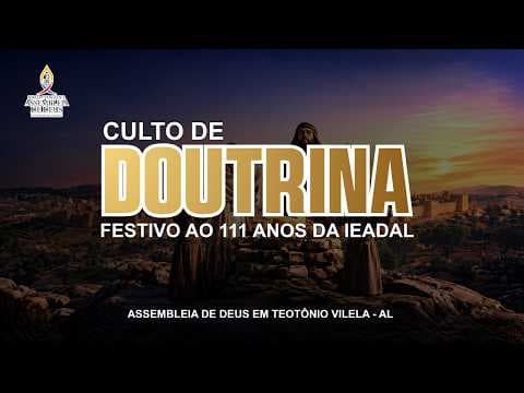 CULTO DE DOUTRINA 27/08/2026