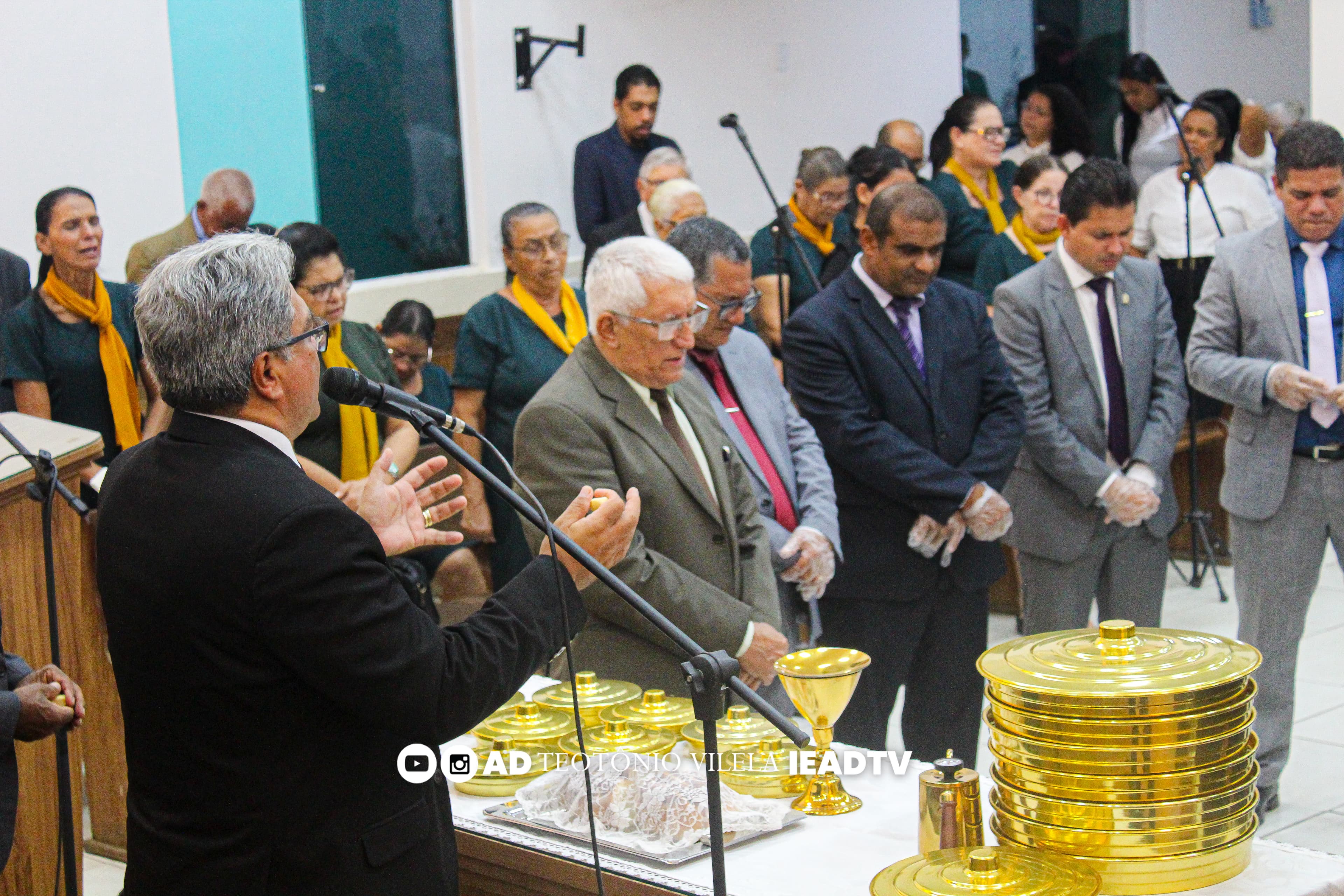 AD em Teotônio Vilela celebra a Santa Ceia do mês de Março