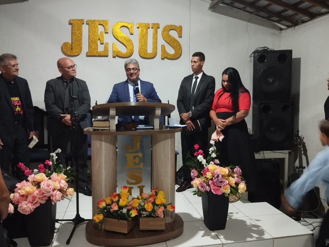 Culto de apresentação de novo dirigente marca noite especial em Alto do Garrote