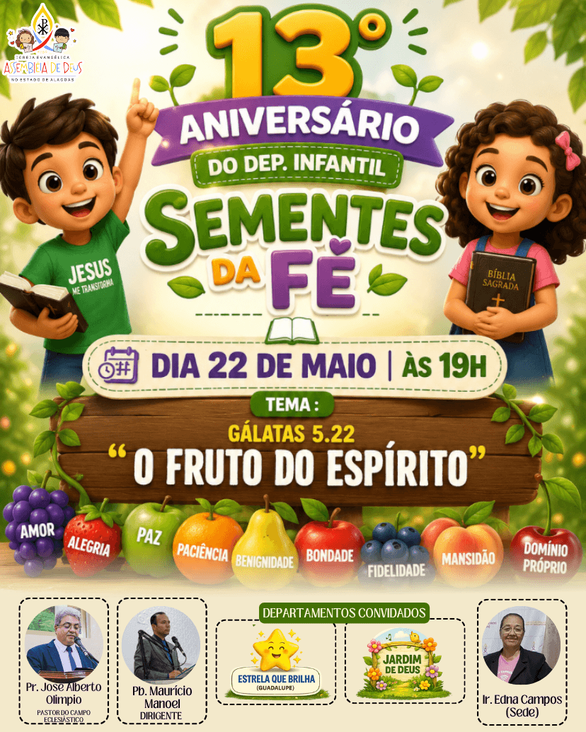 BENEDITO DE LIRA | Anuncia Festividade Infantil